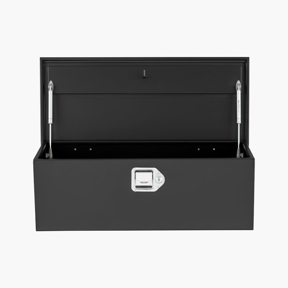 30" Steel Heavy Duty Trailer Tongue Truck Bed Tool Box with Lock & Keys