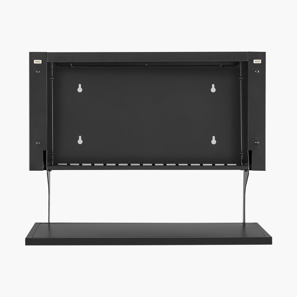 Wall-Mounted Metal Cabinet with Door