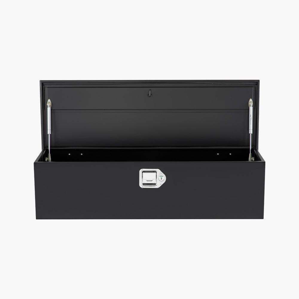 39" Steel Heavy Duty Trailer Tongue Truck Bed Tool Box with Lock & Keys