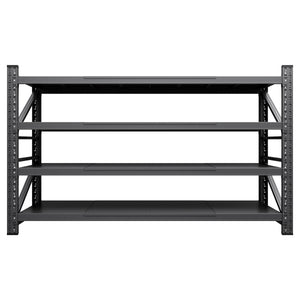 Yizosh 68" W Heavy Duty Metal Garage Shelving – 4 Tier Storage Rack, 8000 lbs Capacity