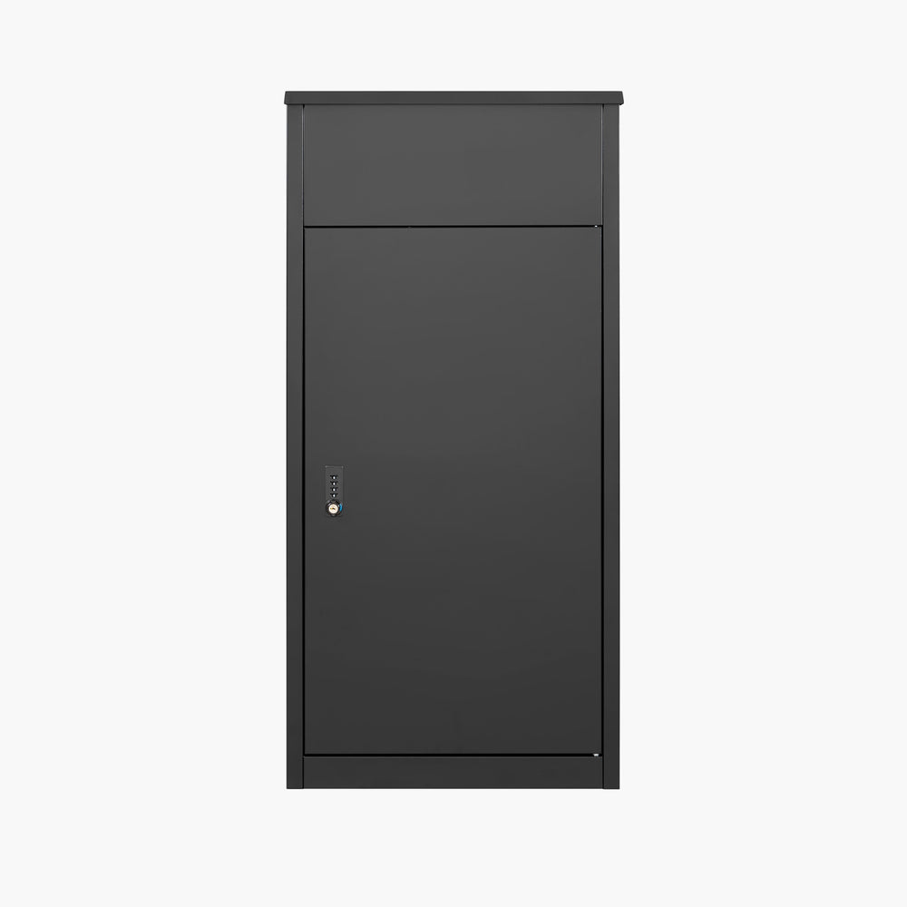 41.3"H Outdoor Package Delivery Box with Coded Lock and Anti-Theft Design