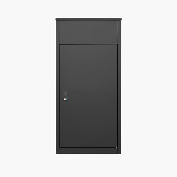 41.3"H Outdoor Package Delivery Box with Coded Lock and Anti-Theft Design