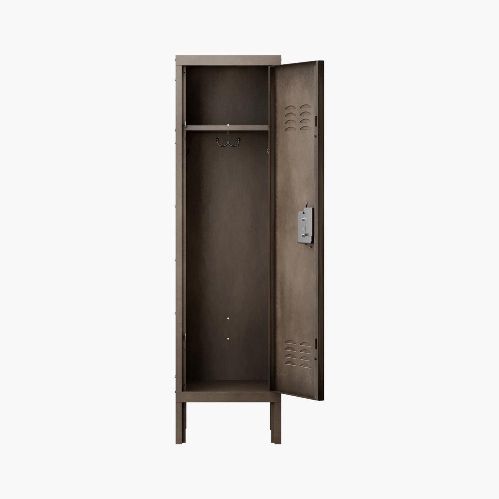 Yizosh 55.1" Retro Steel Metal Locker Storage Cabinet with 1 Door