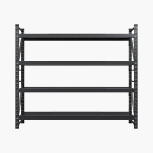 68" W Heavy Duty Metal Garage Shelving – 4 Tier Storage Rack, 8000 lbs Capacity