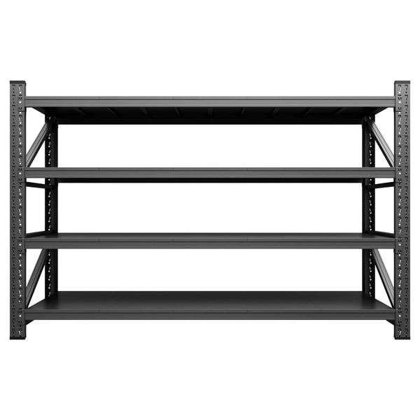 Yizosh 75" W Heavy Duty Metal Shelving – 9000 lbs Capacity, Adjustable Steel Shelf