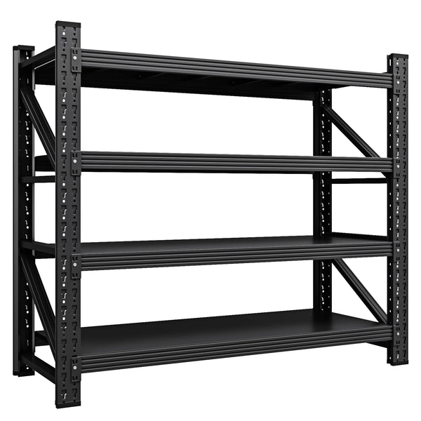 Yizosh 40" W Heavy Duty Garage Storage Shelves – 3000 lbs Capacity, Adjustable Standing Shelf
