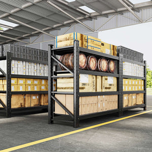 Yizosh 40" W Heavy Duty Garage Storage Shelves – 3000 lbs Capacity, Adjustable Standing Shelf