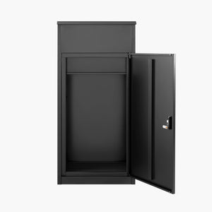 41.3"H Outdoor Package Delivery Box with Coded Lock and Anti-Theft Design